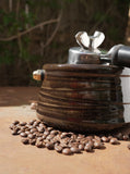 Boîte pour marc de café knock box chocolat