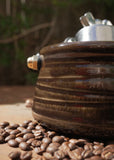 Boîte pour marc de café knock box chocolat