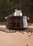 Boîte pour marc de café knock box chocolat