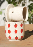 Beurrier breton avec fraises des champs