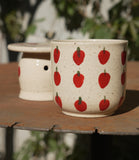 Beurrier breton avec fraises des champs