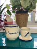 Beurrier breton petit oiseau bleu classique