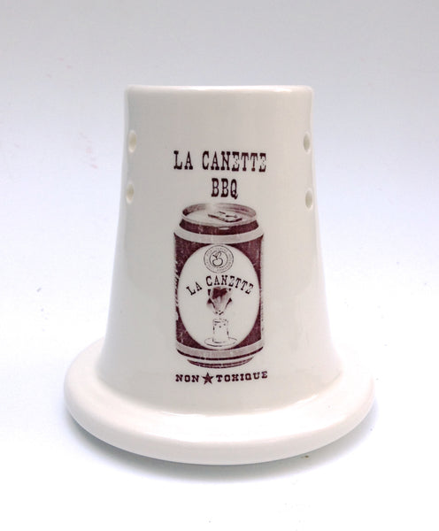 La canette rôtissoire verticale.Vertical roaster. Grill tools. For chicken on a beer can recipe. Ceramic Chicken roaster.