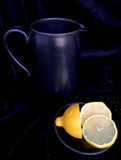 Pichet à eau collection Kuro tōki , Black water pitcher in ceramic