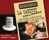 La canette rôtissoire verticale.Vertical roaster. Grill tools. For chicken on a beer can recipe. Ceramic Chicken roaster.