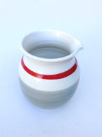 Crémier en céramique motif bas de laine. Ceramic picher for cream and milk. Vintage Pottery Cream Pitcher