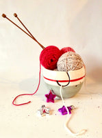 knitting bowl, Yarn Holder, perfect knitting gift