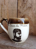 The uncle’s mug "La tasse du Mononc' made of hand-turned porcelain clay