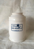 Jarre à savon pour lave-vaisselle ecologique. Dishwasher eco friendly soap jar.